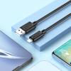 Kabel USB A do Lightning Hoco 2,4A 2 m X88 czarny