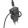 Ładowarka sieciowa do telefonu Hoco USB C QC PD 30W + kabel USB C do Lightning N62 czarna