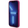 GUESS futerał do IPHONE 15 Pro GUHCP15LPS4DGPP (Strass Metal Logo) różowy