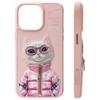 NIMMY futerał COOL&CUTE 2.0 Cat do IPHONE 15 Pro różowy