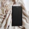 Etui z klapką na iPhone XR Luna Book Carbon czarne