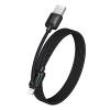 Kabel USB A do Lightning Hoco 2,4A 1,2 m z LCD U146 czarny