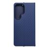 Etui z klapką na Samsung S25 ULTRA Luna Book Carbon niebieskie