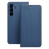 Etui z klapką na Samsung S26 FE Luna Book Carbon niebieskie