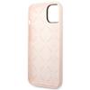 GUESS futerał do IPHONE 13 / 14 / 15 GUHCP14SSLTGP (Silicone Triangle) różowy