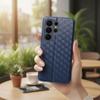 Etui z klapką na Motorola G57 POWER Cubic Book niebieskie