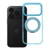 Etui na iPhone 18 Pro / 17 Pro Frame Circle Stand zgodne z MagSafe jasnoniebieskie