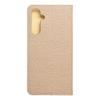Etui z klapką na Samsung A25 5G Luna Book Gold złote