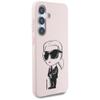 KARL LAGERFELD futerał do SAMSUNG S25 KLHMS25SPNYKGRTP (Magnetic Silicone Graffiti Ikonik) różowy