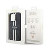 GUESS futerał do IPHONE 15 Pro kompatybilny z MagSafe GUHMP15LP4RPSK (4G Printed Stripes) czarny