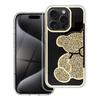 Futerał do iPhone 15 Teddy Bear złoty