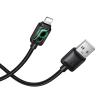 Kabel USB A do Lightning Hoco 2,4A 1,2 m z LCD U146 czarny