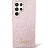 GUESS futerał do SAMSUNG S24 Ultra GUHCS24LHGGSHP (Glitter Script) różowy