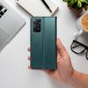 Etui z klapką na Oppo Reno 16F / 16FS Smart Magneto ciemnozielone