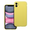 Futerał do iPhone 11 Silicone 2mm żółty