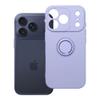 Futerał do iPhone 17 PRO Silicone Ring fioletowy