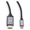 Kabel USB C do HDMI Blue Star 4K 60Hz - High Speed, HDR, ARC, Ethernet, 2 m czarny