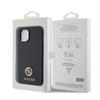 GUESS futerał do IPHONE 13 / 14 / 15 GUHCP15SPS4DGPK (Strass Metal Logo) czarny