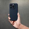 Futerał do iPhone 15 PRO Silicone Mag Cover zgodny z MagSafe tytanowy niebieski