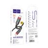 Kabel USB C do USB C Hoco 3A 60W 3 m X59 czarny
