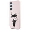 KARL LAGERFELD futerał do SAMSUNG S25 KLHMS25SPNYKGRTP (Magnetic Silicone Graffiti Ikonik) różowy