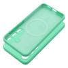 Futerał SILICONE 2mm do SAMSUNG S25 kompatybilny z MagSafe miętowy