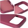 Etui na iPhone 18 Pro / 17 Pro Silicone burgundowy