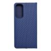 Etui z klapką na Samsung A25 5G Luna Book Carbon niebieskie