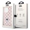 KARL LAGERFELD futerał do IPHONE 15 Pro Max KLHCP15XHNCMKLP (Monogram) różowy