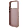GUESS futerał do IPHONE 17 Pro GUHCP17LHG4SGCP (Fixed Glitter Big 4G Metal Frame) różowy