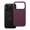 Etui na iPhone 18 Pro / 17 Pro Silicone 2mm (big hole) burgundowy