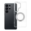 Etui na Samsung S26 ULTRA Frame Circle Stand zgodne z MagSafe transparentne