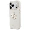 GUESS futerał do IPHONE 17 Pro Max GUHCP17X5PS4RGGE (PU FW Resin Logo) beżowy