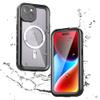 Futerał do iPhone 15 wodoodporny Shellbox DOT zgodny z MagSafe czarny