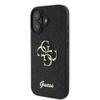 GUESS futerał do IPHONE 16 Plus GUHCP16MHG4SGK (Fixed Glitter Big 4G) czarny