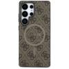 GUESS futerał do SAMSUNG S25 Ultra GUHMS25LG4GFRW (Magnetic PU 4G Ring Classic Logo) brązowy