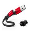 BASEUS kabel USB A do Lightning 2A Nimble CALMBJ-B91 0,23 m czarno czerwony