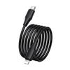 Kabel USB C do Lightning Hoco 27W silikonowy 1 m X124 czarny