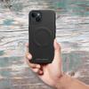 ROAR futerał LEATHER MAG kompatybilny z MagSafe do IPHONE 13 Pro Czarny