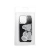 Futerał do iPhone 15 Teddy Bear srebrny