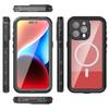 Futerał do iPhone 15 PRO MAX Shellbox DOT wodoodporny zgodny z MagSafe czarny