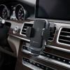 Uchwyt na telefon do samochodu indukcyjny Forcell F-Grip Grand F-24 15W do kratki srebrny