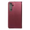 Etui z klapką na Samsung S25 PLUS Smart Magneto burgundowe