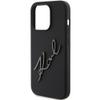 KARL LAGERFELD futerał do IPHONE 15 Pro Max KLHCP15XSKSBMCK (Silicone Karl Script Logo) czarny