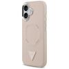 GUESS futerał do IPHONE 17 kompatybilny z MagSafe GUHMP17SPSDTSCMP (PU W/ Triangle Logo) różowy