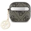 Etui na słuchawki Guess do Apple AirPods 4 (PU 4G W/ Strass Charm) brązowe