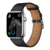 Pasek do Apple Watch Forcell F-Design FA20 dziurki skóra ekologiczna 42 / 44 / 45 / 49 mm czarny