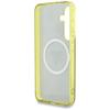 GUESS futerał do SAMSUNG S25 GUHMS25SHG4PRTGW (Magnetic IML Metal Glitter 4G Circle Triangle) brązowy