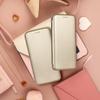 Etui z klapką na Samsung A26 Elegance Book złote