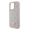 GUESS futerał do IPHONE 15 Pro Max GUHCP15XP4TDPP (PU Leather 4G Triangle Strass) różowy